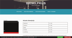 Desktop Screenshot of dieselprijs.net