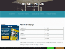 Tablet Screenshot of dieselprijs.net